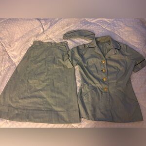 True Vintage 3- piece set: Authentic WAC Vietnam War Uniform 1960 l